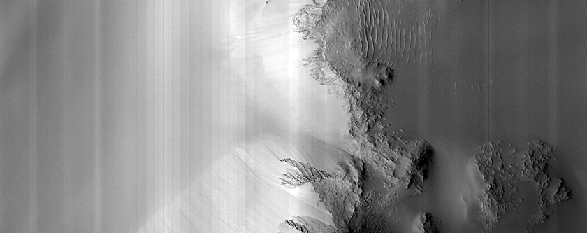 Monitor Slopes in Eos Chasma