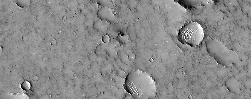 Terrain Sample in Elysium Planitia