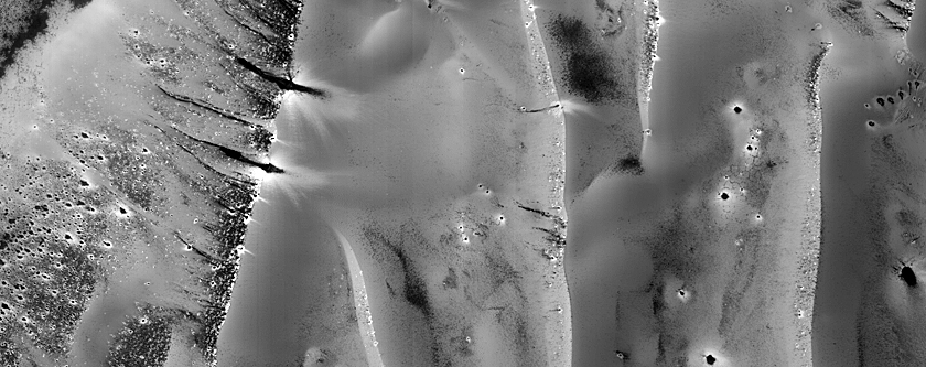 Defrosting Processes in Crater