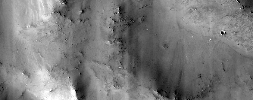 Terrain Sample on Northern Rim of Schroeter Crater