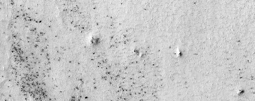 Spider Terrain Not on South Polar Layered Deposits