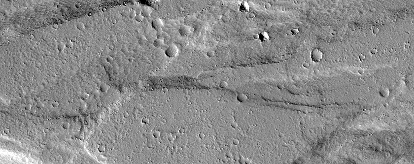 Olympus Mons Caldera Floor