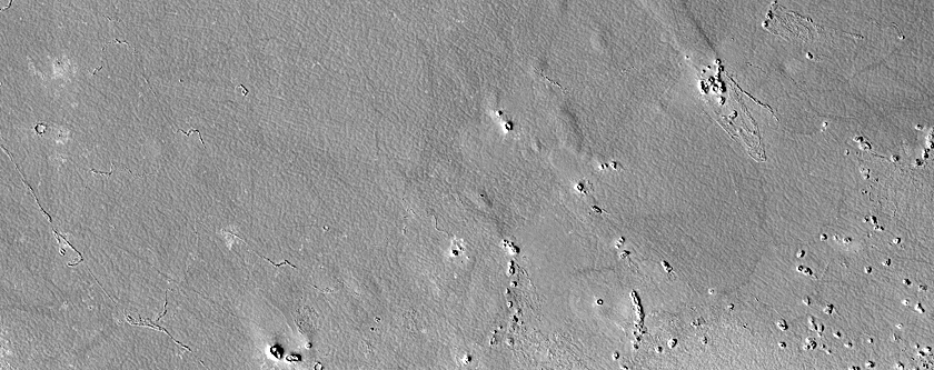 Terrain Sample in Elysium Planitia