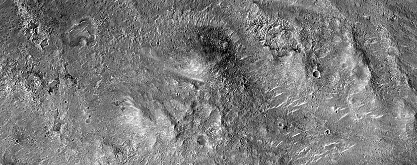 Terrain Northwest of Muller Crater