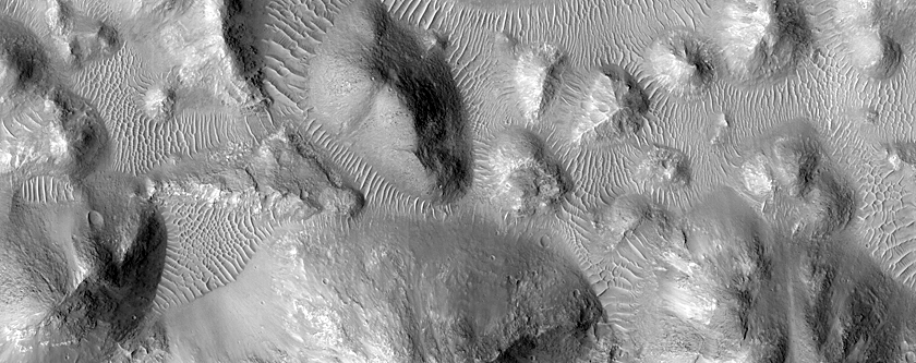 Chaos Terrain near Source of Osuga Valles