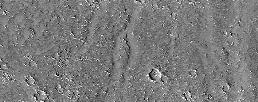 Small Channel South of Mangala Valles