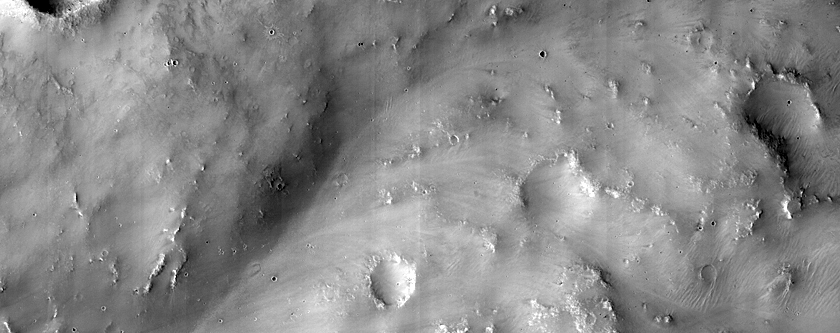 Channels near Flaugergues Crater