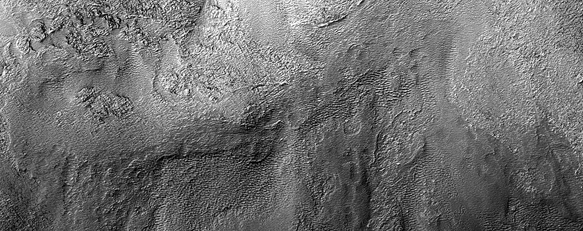 Gullies  on Wall of Galle Crater