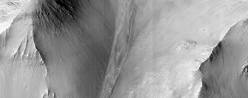 Southern Slopes of Coprates Chasma Ridge