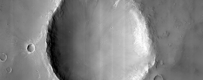 Ridge on Crater Wall