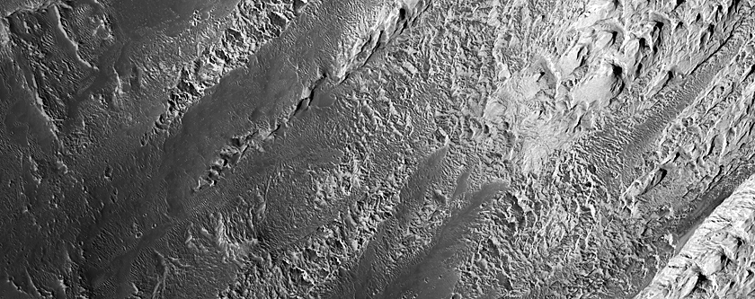 Mantling Unit in Tithonium Chasma