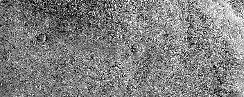 Terrain Northwest of Bjerknes Crater