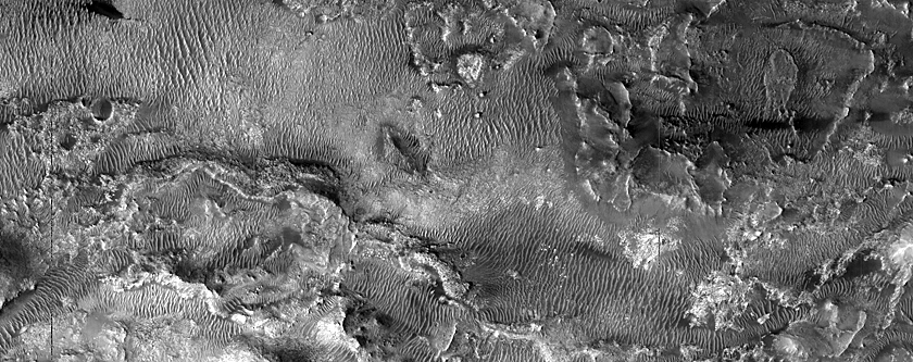 Syrtis Major Region Basement Units and Dunes