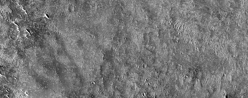 Terrain Sample in Aeolis Planum
