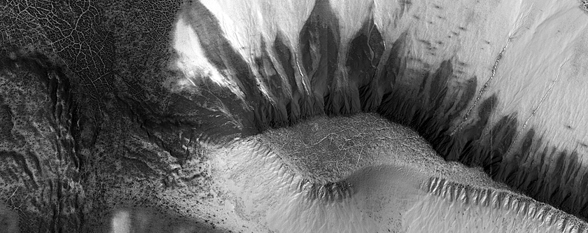 Monitoring Frost in Multi-Directional Gullies in Sisyphi Cavi