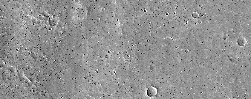 Wrinkle Ridge East of Sacra Fossae