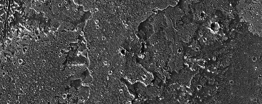 Inflated Lava Flows in Southern Tharsis Region