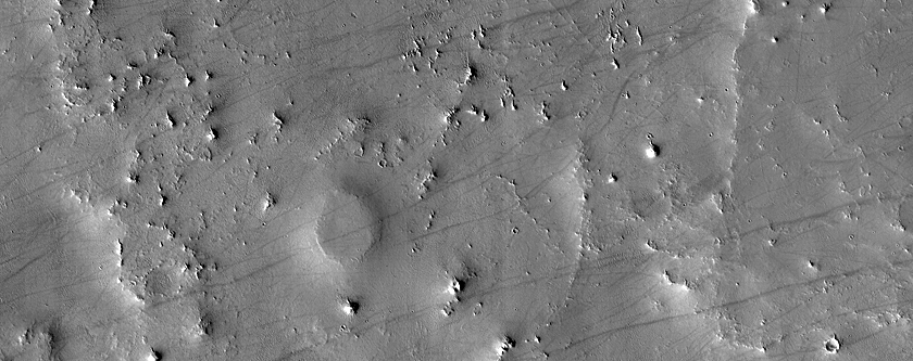 Candidate Recent Impact Site