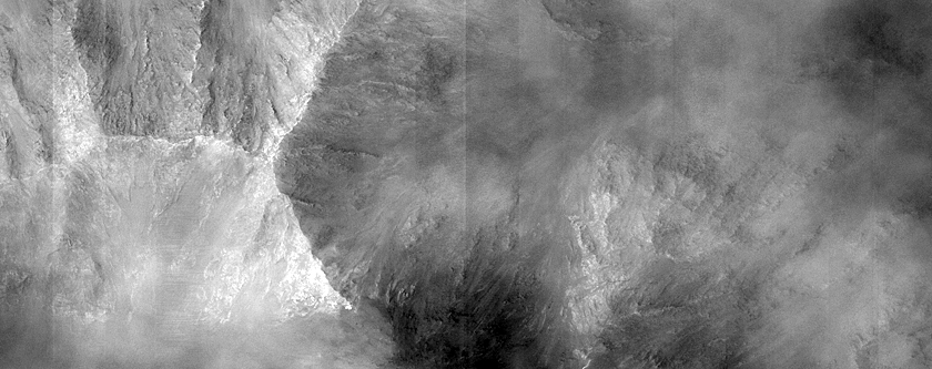 Low-Calcium Pyroxene-Rich Terrain in Coprates Chasma