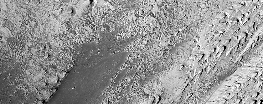 Mantling Unit in Tithonium Chasma
