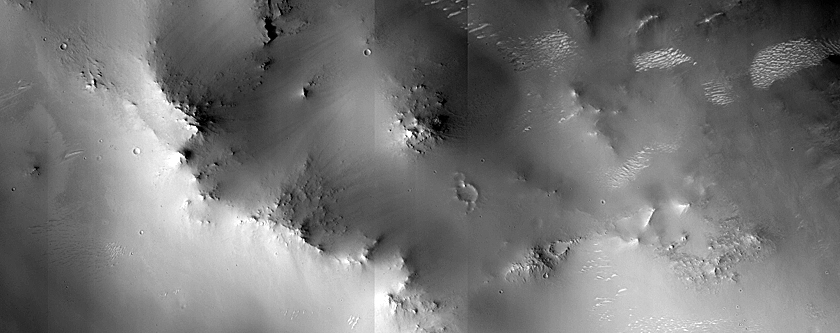 Hydrous Minerals on Henry Crater Rim
