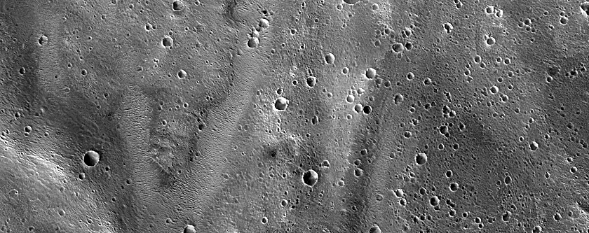 Possible Fine-Scale Fluvial Features near Mojave Crater