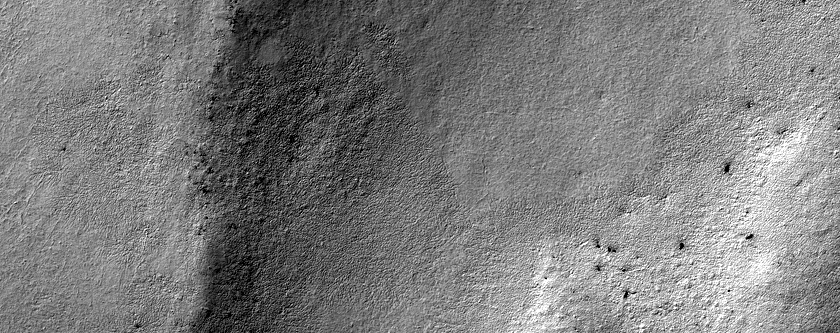 Extra-Crater Sinuous Ridge