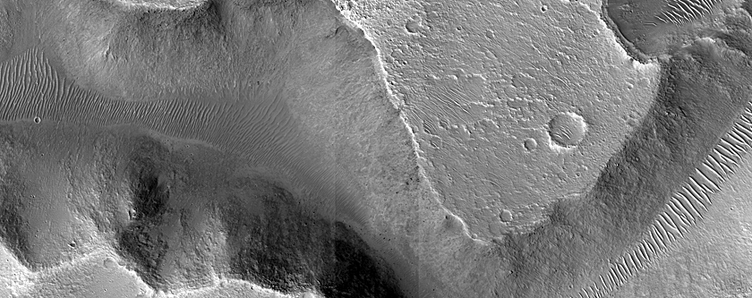 Cracked Crater Infill