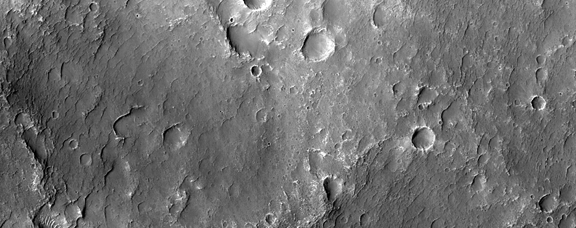 Terrain North of Magelhaens Crater