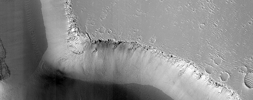 Walls of Hephaestus Fossae
