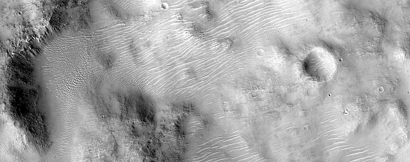 Amenthes Fossae and Terrain to South