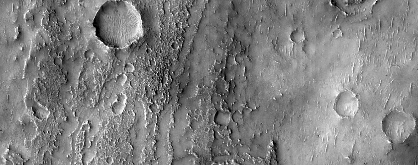 Inverted Channel in Noachis Terra