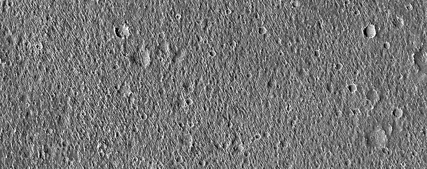 Candidate Recent Impact Site