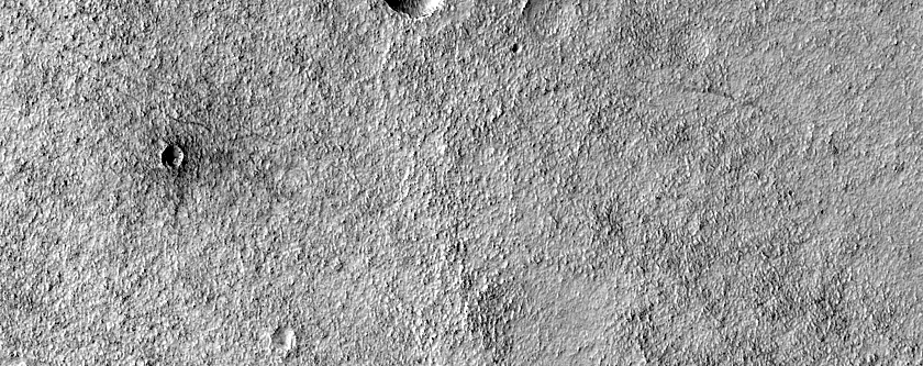 Terrain South of Sirenum Tholus