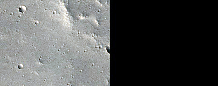 Wind Streak Monitoring Site Northwest of Uranius Tholus