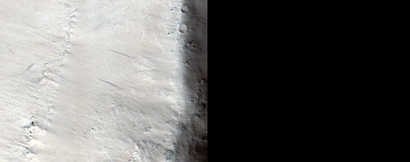 Crater Wall with Possible Clays