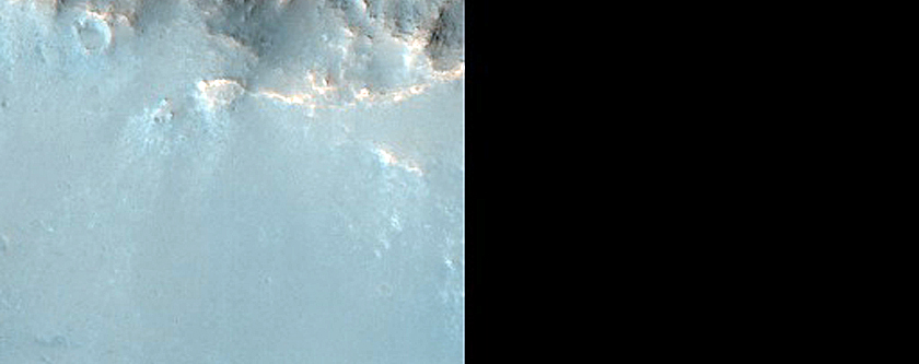 Ridge on Crater Wall