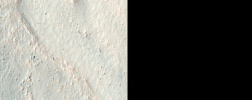 Gullies on Wall of Matara Crater