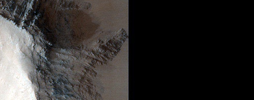Slumps in South Eos Chasma
