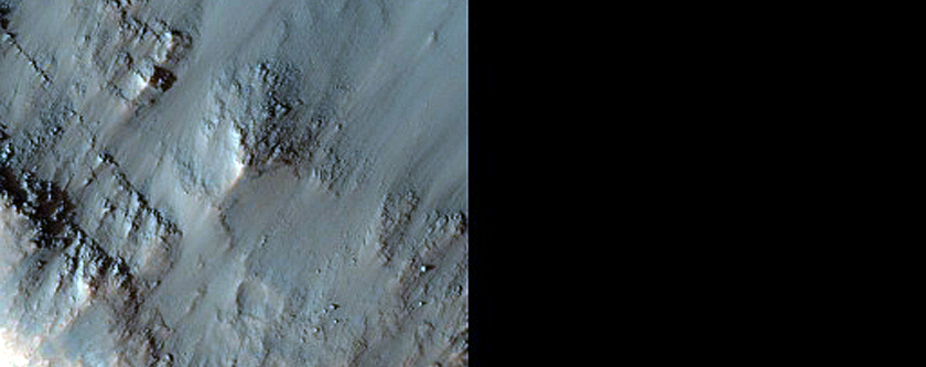 Layers in Crater near Huygens Crater