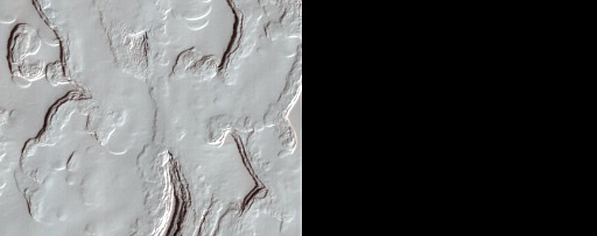 Troughs in South Polar Residual Cap