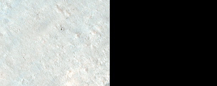 Albedo Boundary and Wrinkle Ridge