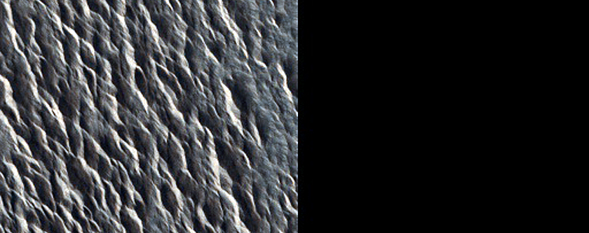 Contact between Thermal Inertia Units in Arcadia Planitia