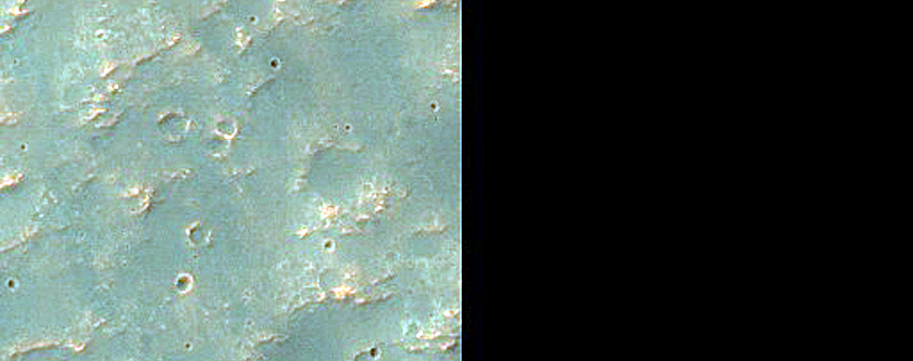 Channels Northwest of Hellas Planitia