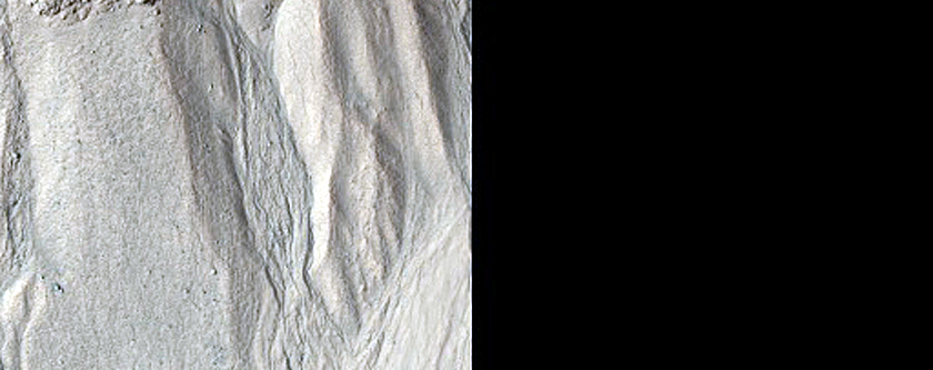 Gullied Crater Wall