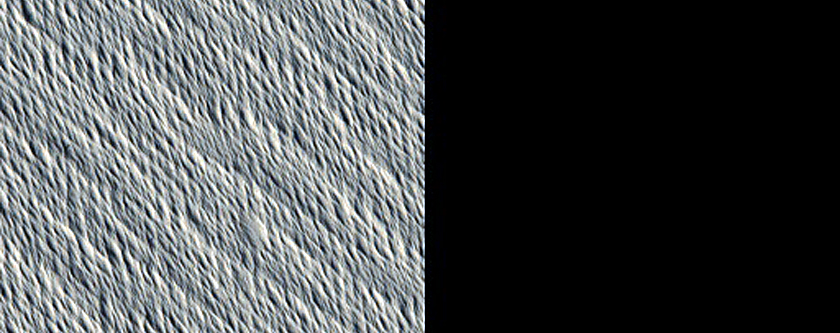 Terrain Sample in Medusae Fossae