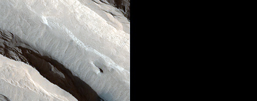 New Dark Deposit near Medusae Fossae