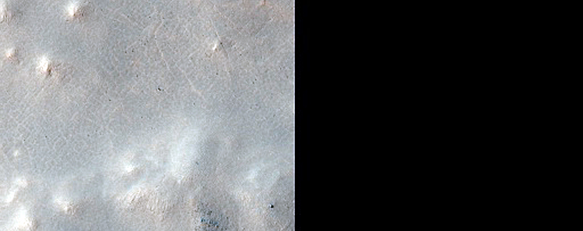 Two Craters in Noachis Region Indicating Climate Change
