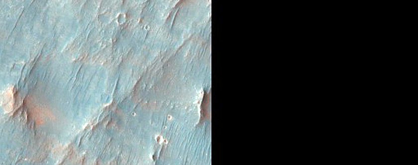 Linear Ridges Intersecting Valley Topography