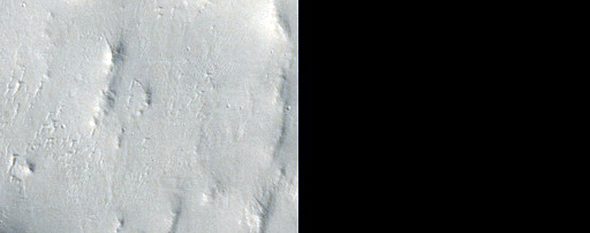 Intra-Crater Ejecta and Erosion Scar
